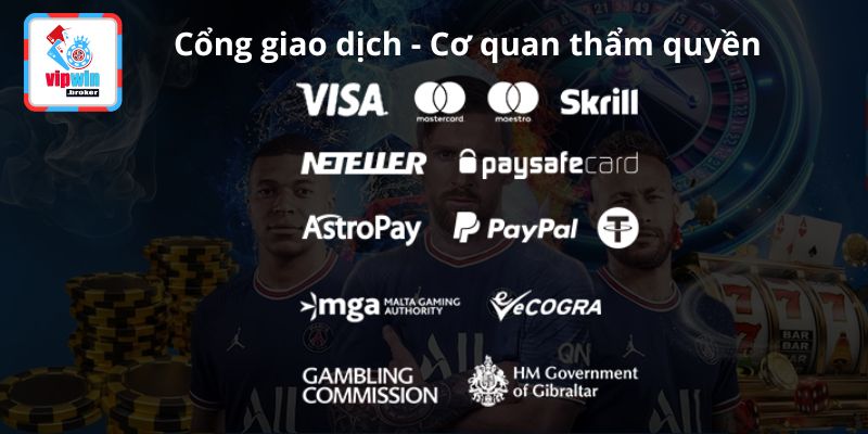 Giấy Phép Hoạt Động VIPWIN Uy Tín Hàng Đầu 4 cổng giao dịch thanh toán tại vipwin