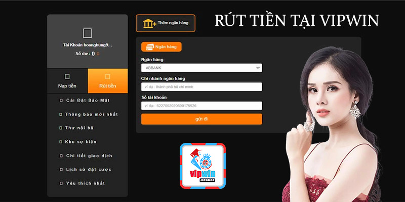 Cách Rút Tiền VIPWIN Đơn Giản và Hiệu Quả Nhất 1 hướng dẫn rút tiền vipwin